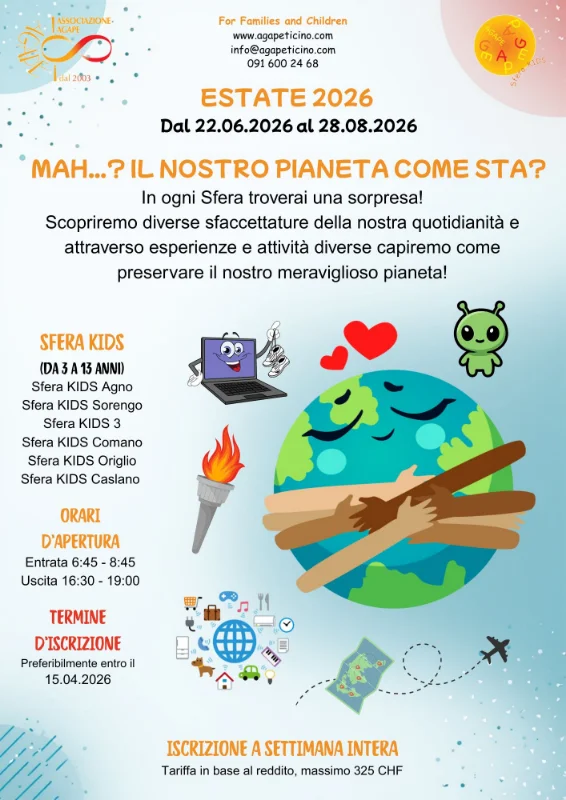 Sfera KIDS Caslano – Mah... Il nostro pianeta come sta?