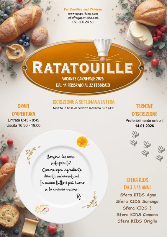 Sfera KIDS Sorengo – Vacanze di carnevale – Ratatuille